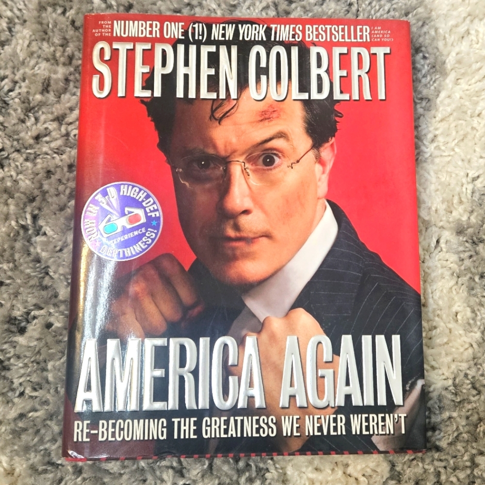 3/$30 Stephen Colbert America Again Book
